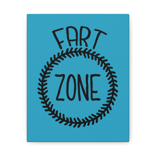 Fart Zone 2 Canvas Vertical Wraps w/o Frame