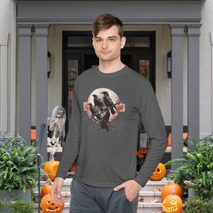 Halloween Crows 2 Adult Long Sleeve Tee