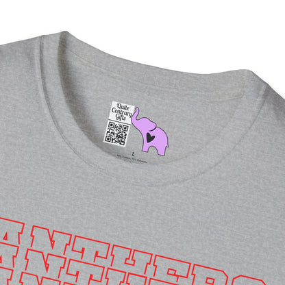 Panthers (Stacked) Adult T-shirt