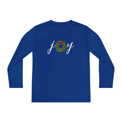 Joy w/Wreath Youth Long Sleeve Tee