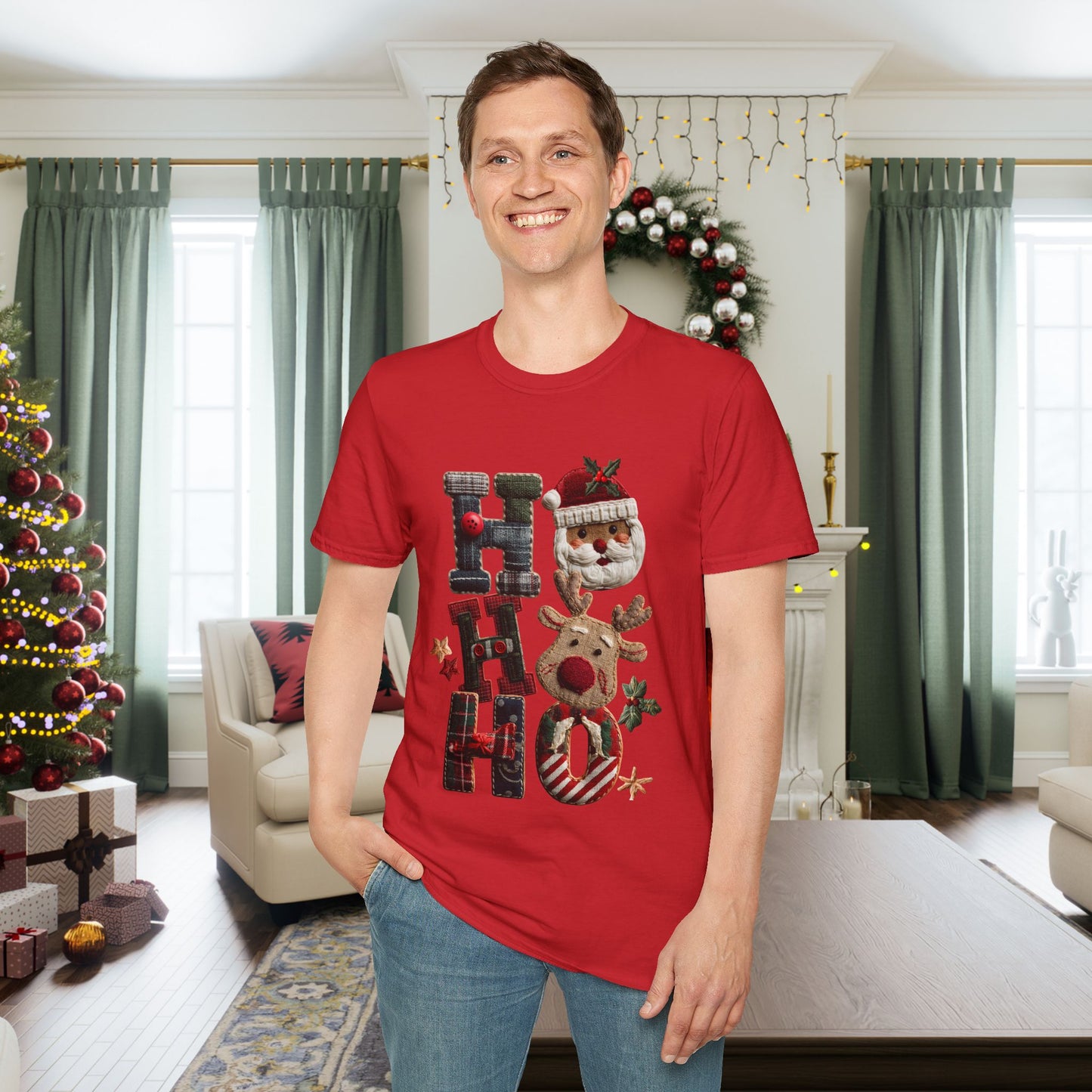 Ho Ho Ho Adult T-shirt