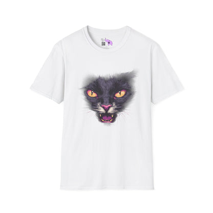 Black Cat Face T-shirt