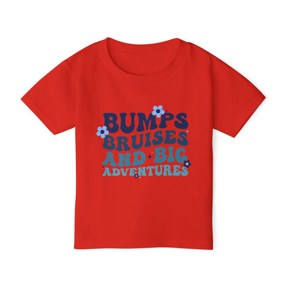 Bumps Bruises And Big Adventures Heavy Cotton™ Toddler T-shirt