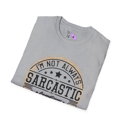 I'm Not Always Sarcastic, Sometimes I'm Sleeping Adult T-shirt
