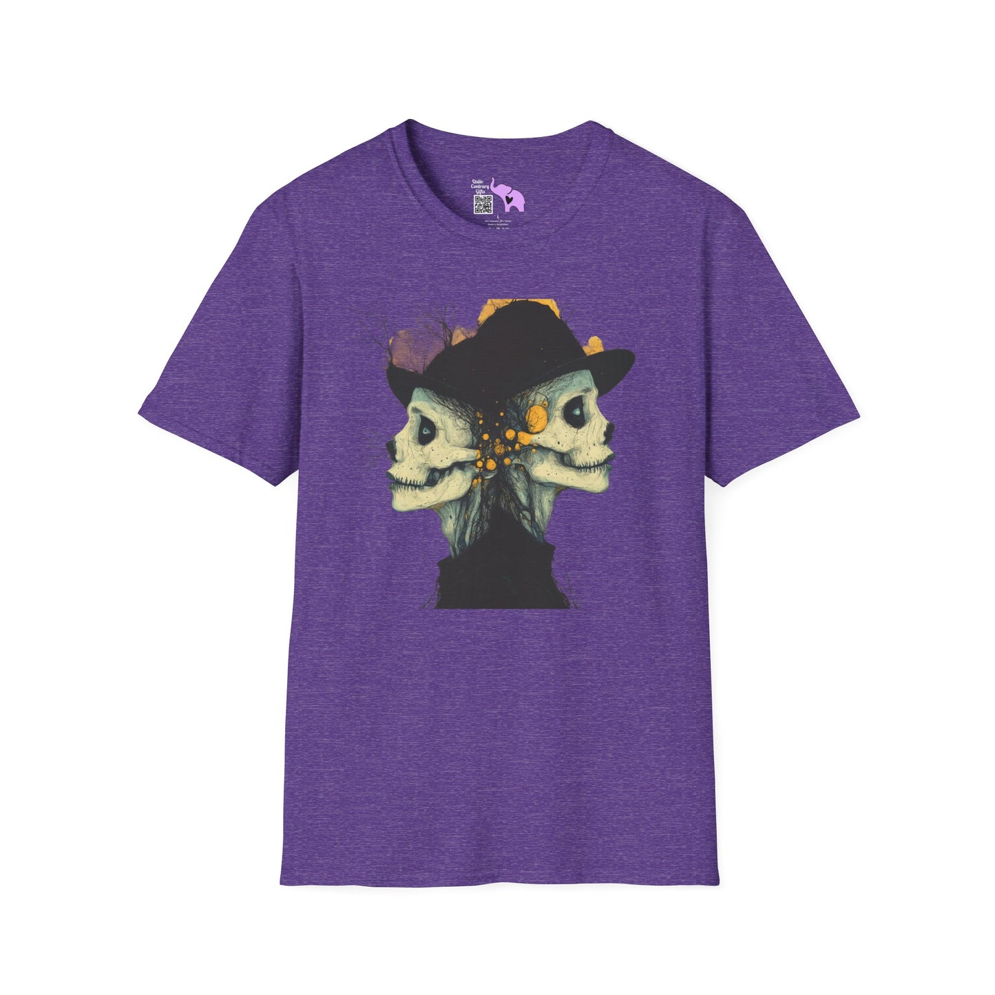 Creepy Skull Witches Adult T-shirt