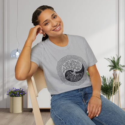 Tree of Life Yin Yang 1 Adult T-shirt