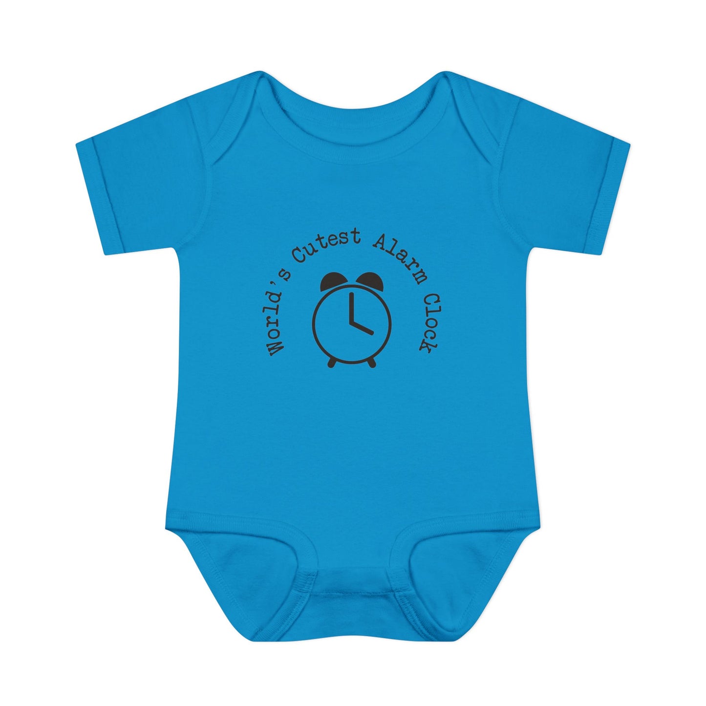 World's Cutest Alarm Clock Infant Onesie