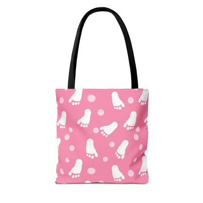 Baby Steps in Pink Canvas Tote Bag