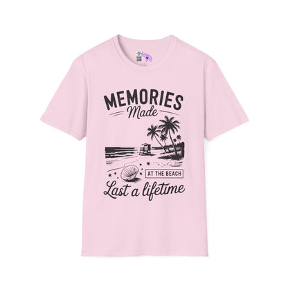 Memories Made at the Beach Last A Lifetime Adult T-shirt