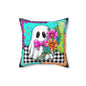 Patchwork Phantom Throw Pillow
