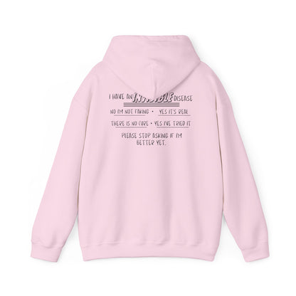 I'm An Invisible Warrior Heavy Blend™ Hooded Sweatshirt