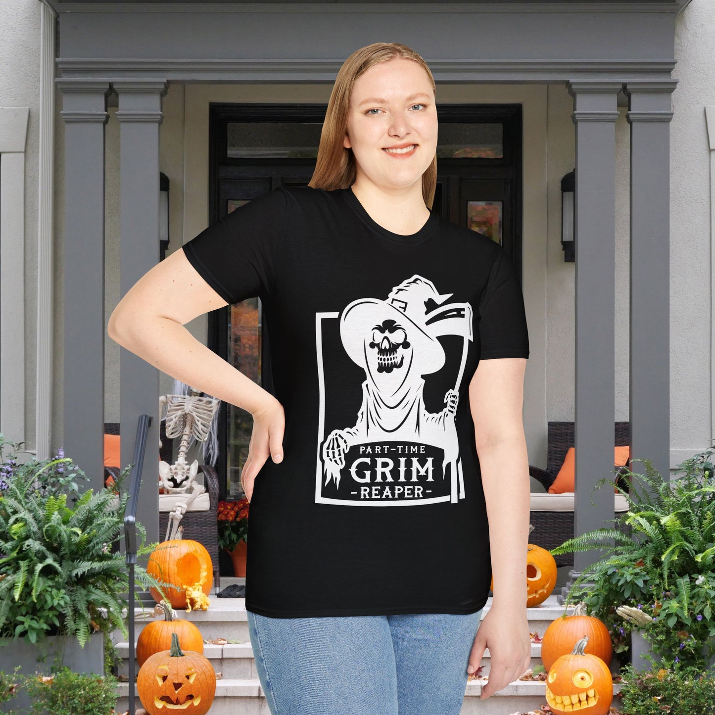 Part-Time Grim Reaper Adult T-shirt
