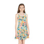 Ocean Pebble Drift Girls' Sleeveless Sundress