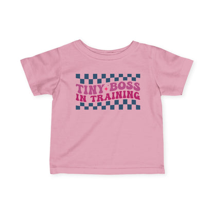Tiny Boss In Training Infant Soft T-Shirt