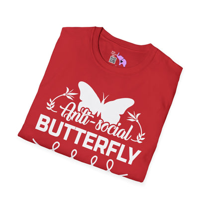 Anti-Social Butterfly Adult T-shirt