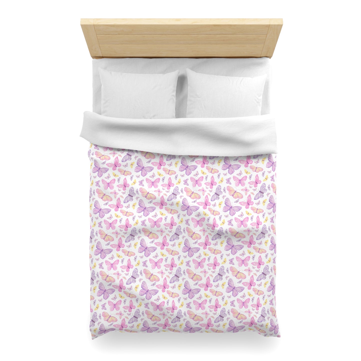 Pastel Butterfly Dreams Duvet Bedding Set