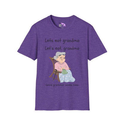 Lets Eat Grandma Good Grammar Saves Lives Adult T-shirt