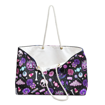 Candy Skulls & Bones Weekender Bag