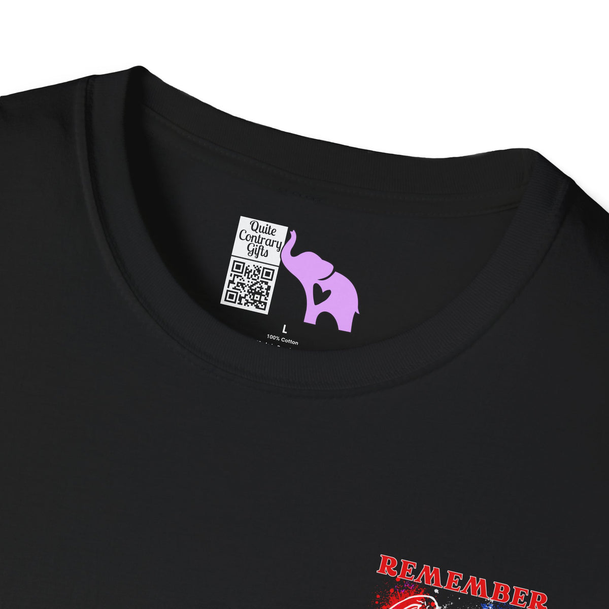Freedom Isn't Free Saluting Soldier w/Wings Adult T-shirt