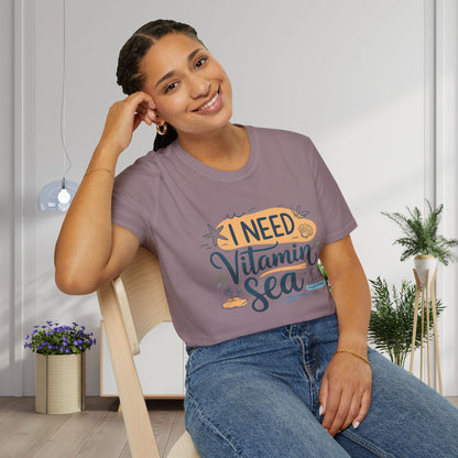 I Need Vitamin Sea Adult T-shirt