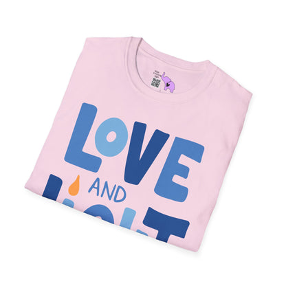 Hanukkah Love & Light 2 Adult T-shirt