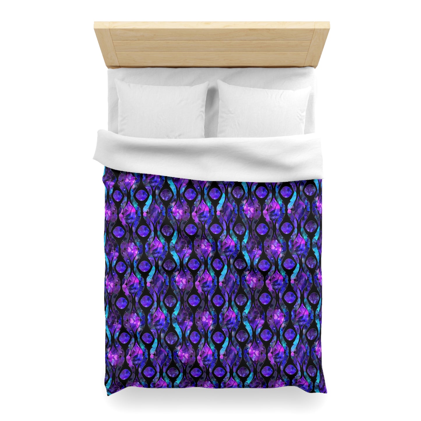 Celestial Glass Microfiber Duvet Cover