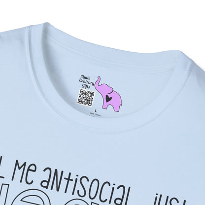 Call Me Anitsocial But Please Don't Call Me Adult T-shirt