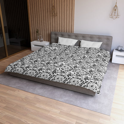 Whispering Blooms Microfiber Duvet Cover