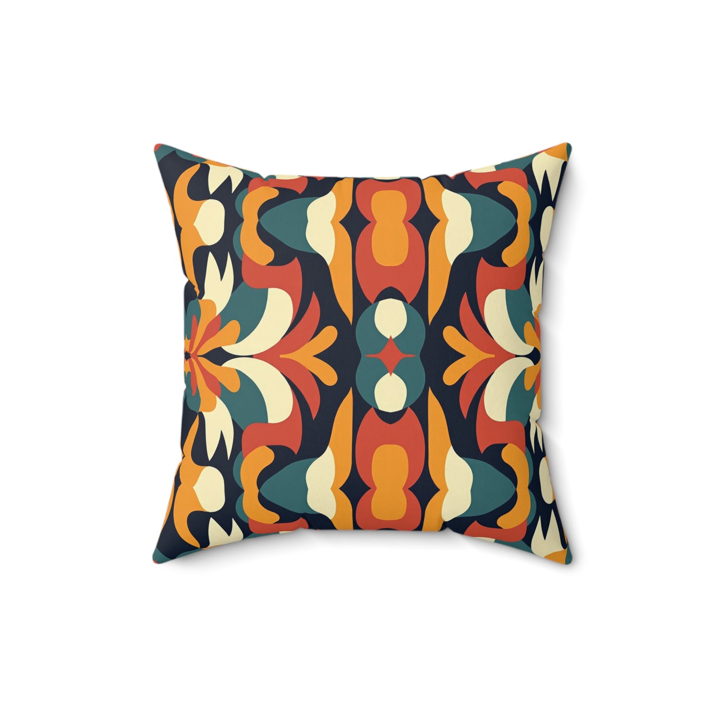Autumn Kaleidoscope Throw Pillow