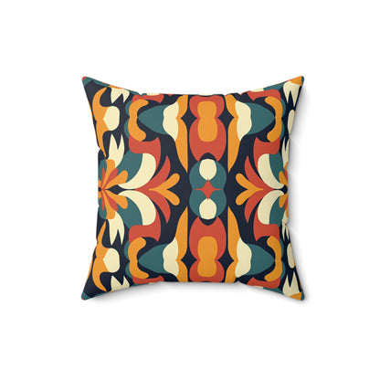Autumn Kaleidoscope Throw Pillow