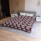 Purple Tide Petals Microfiber Duvet Cover