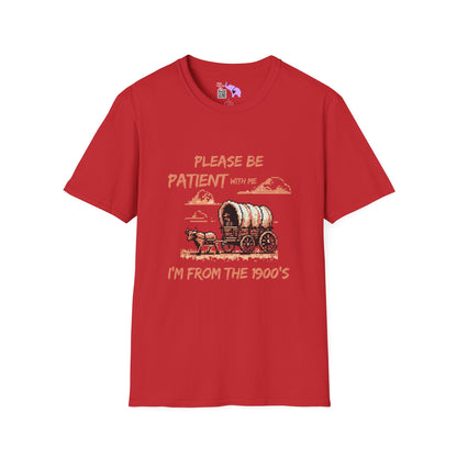Please Be Patient With Me I'm From The 1900's (Western) Adult T-shirt