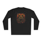 Creepy Black Cat Adult Long Sleeve Tee