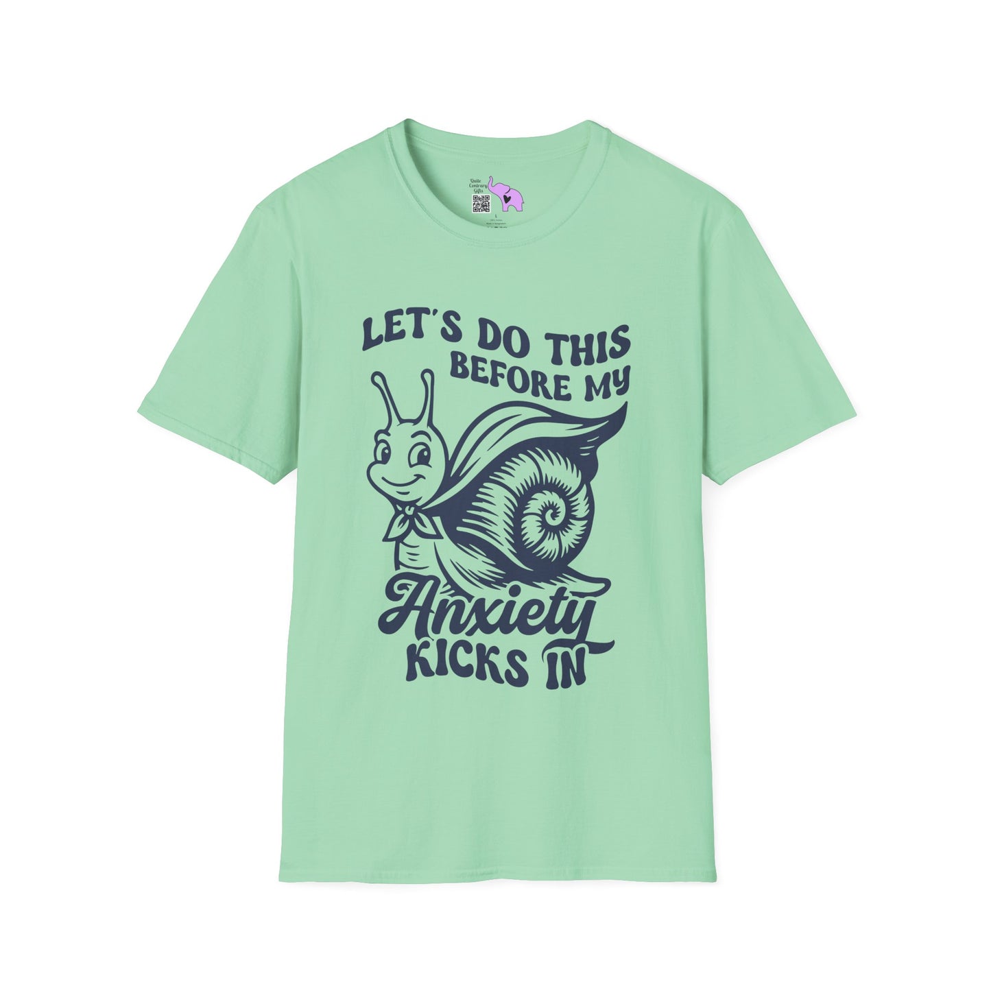 Let's Do This Before My Anxiety Kicks In Adult T-shirt