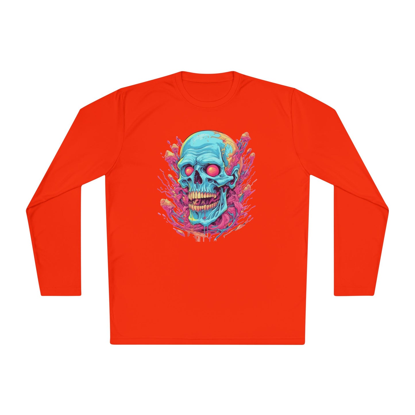 Psycho Skull Adult Long Sleeve Tee