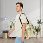 Worn Meadow Daisies Canvas Tote Bag