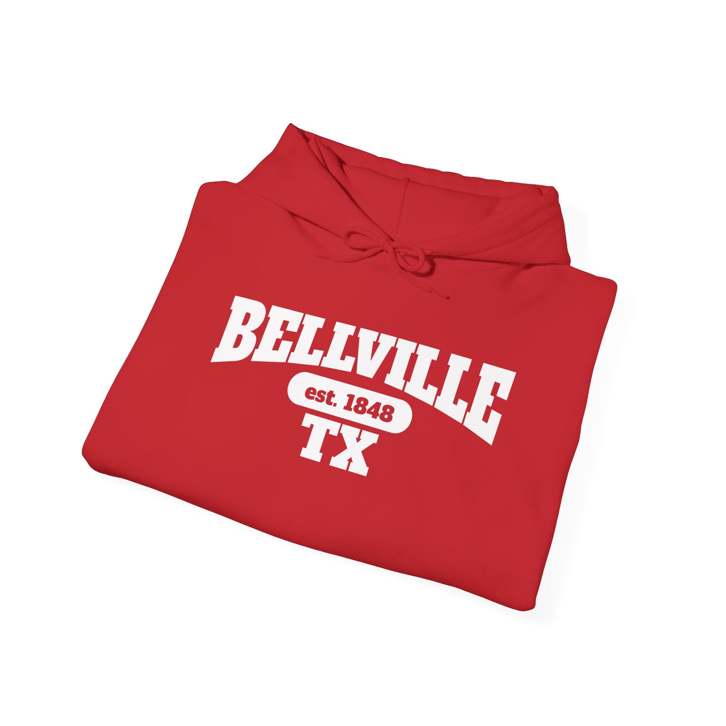 Bellville Texas Est. 1848 Adult Heavy Blend™ Hooded Sweatshirt