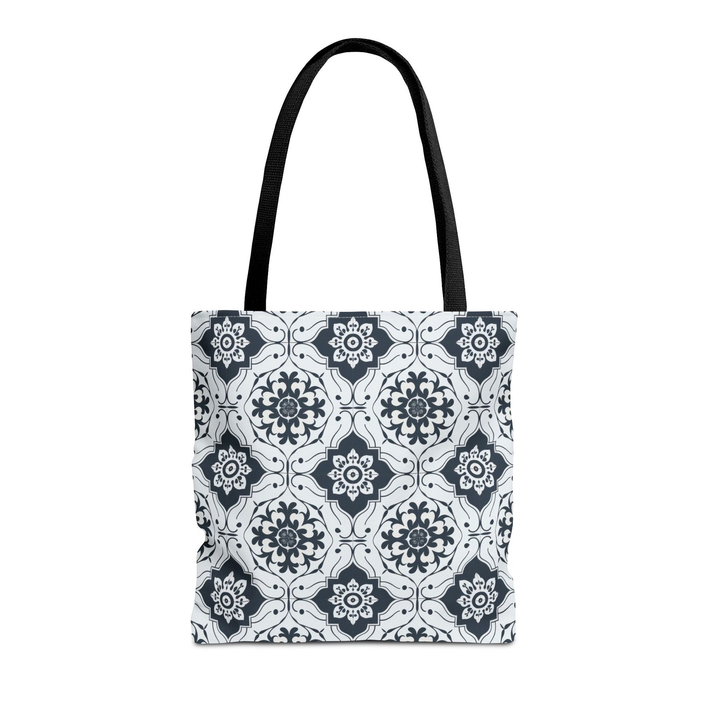 Lisbon Noir Canvas Tote Bag