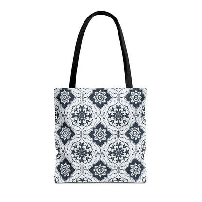 Lisbon Noir Canvas Tote Bag
