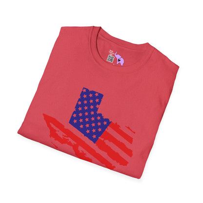 Texas American Flag Adult T-shirt