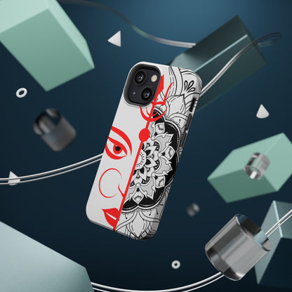 Goddess Durga Mata w/Manala MagSafe® Compatible Tough Case for iPhone