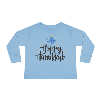 Happy Hanukkah 6 Toddler Long Sleeve Tee