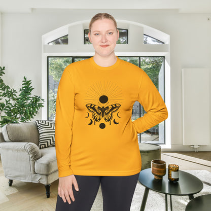 Butterfly w/Sun, Moon, & Stars Adult Long Sleeve Tee