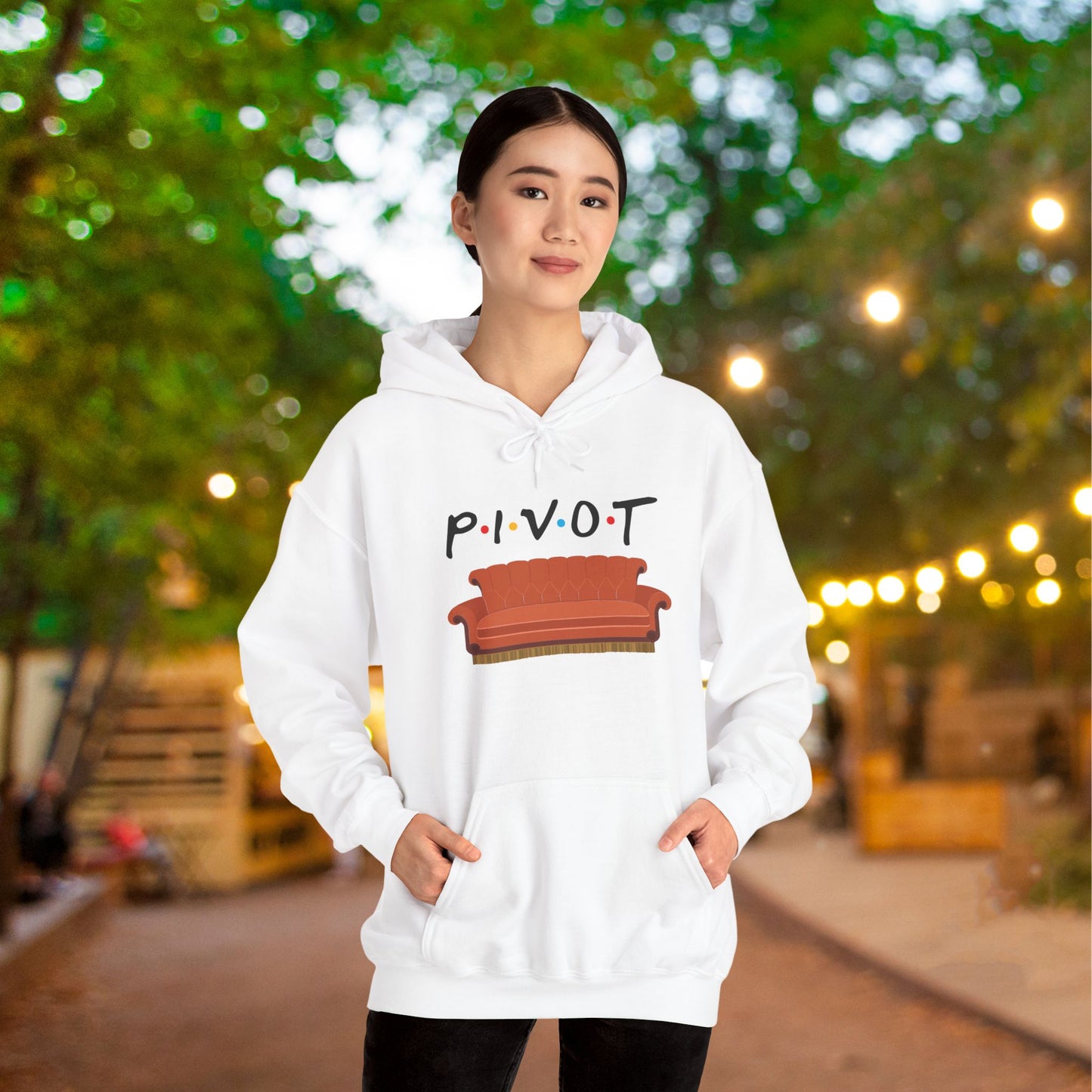 Friends Pivot  Heavy Blend™ Hooded Sweatshirt