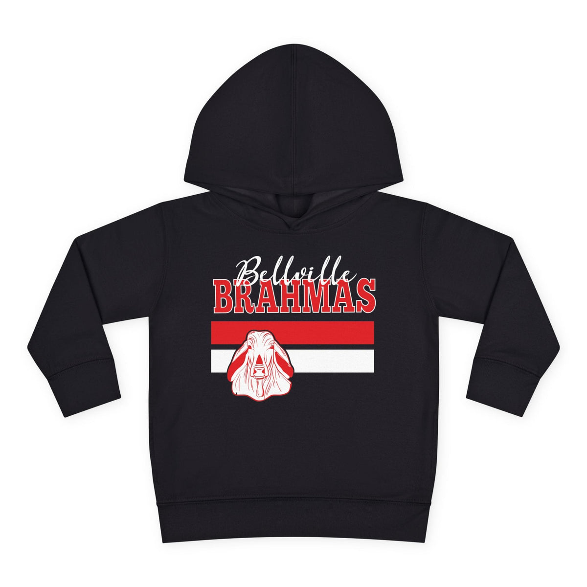 Ballville Brahmas w/Mascot & Stripes Toddler Hoodie