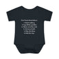 New Years Resolutions (Baby) Infant Baby Rib Bodysuit