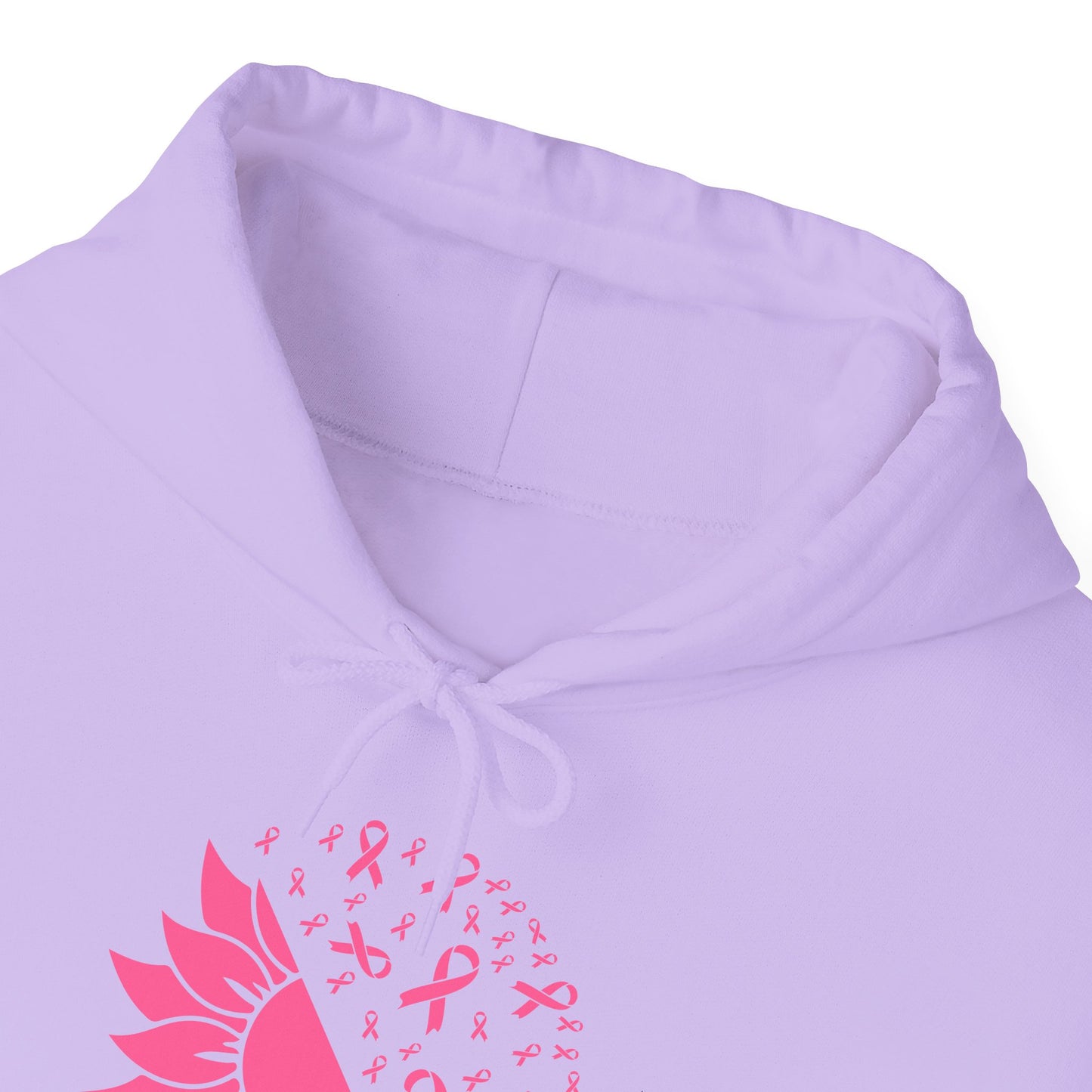 Sunflower & Butterflies Breast Cancer Awareness Adult Heavy Blend™ Hoodie