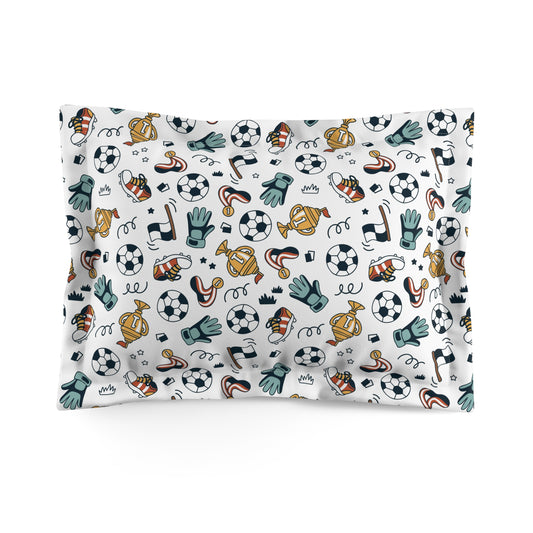 Little Soccer Legends Microfiber Pillow Sham