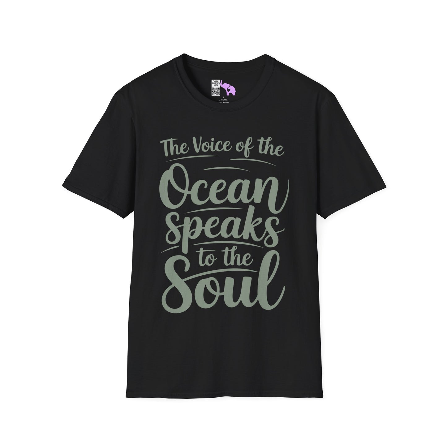 The Voice of the Ocean Speaks to the Soul Adult T-shirt