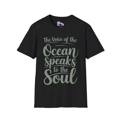 The Voice of the Ocean Speaks to the Soul Adult T-shirt